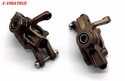 E-VIRATRUE Losi Hammer Rey U4 1/10 7075Aluminum Front Steering Knuckles Titanium
