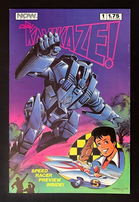 DAI KAMIKAZE #1 1st SPEED RACER 1st Cover App Rare 2nd Print Variant Now 1987