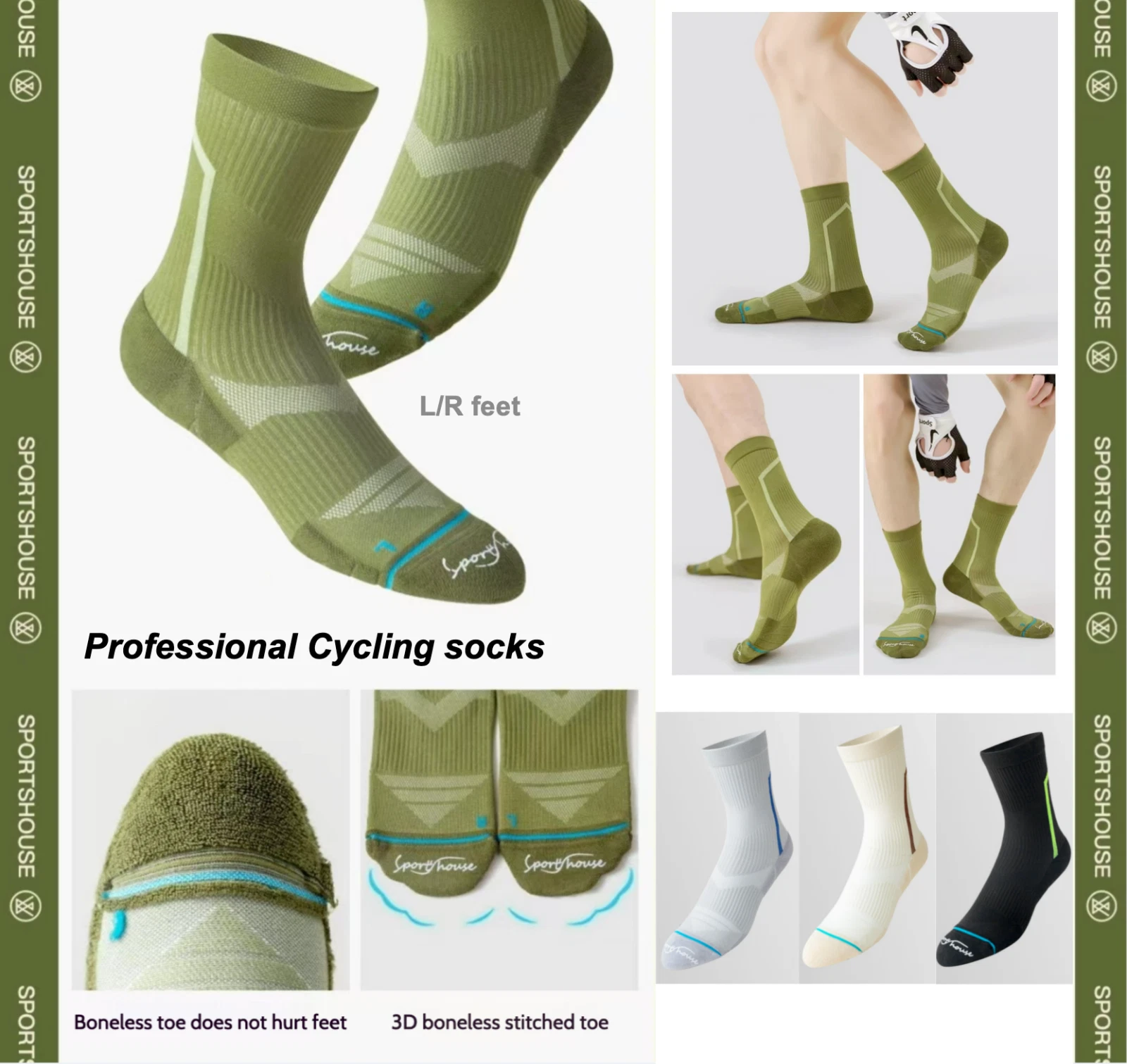 3 Pairs Men Professional Cycling High-Quality Sports Socks Free Size All Season
Opens in a new windo