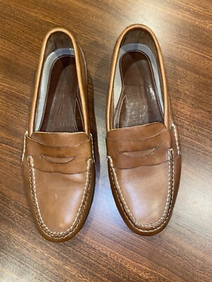 Puro Cuero Men s Dress Shoes Brown Leather Size 11 M