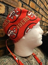 SAN FRANCISCO 49ERS Handmade SURGICAL SCRUB CAPS