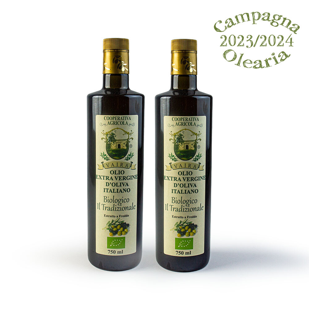 Olio extra vergine di oliva Biologico, Ogliarola Garganica