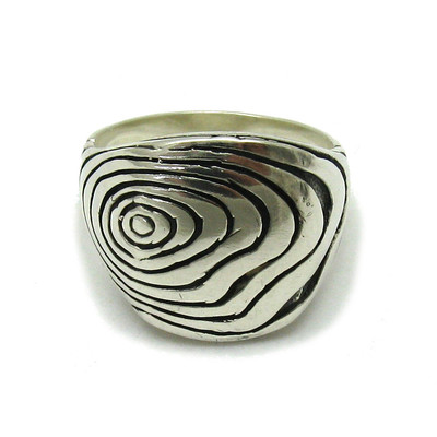 R001551 echt Sterling Silber Ring massiv 925 Kaiserin Handarbeit nickelfrei