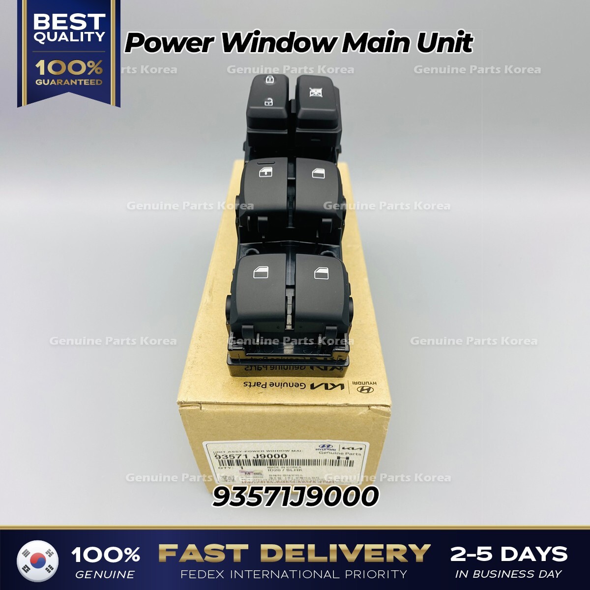 ⭐Genuine⭐ Power Window Main Unit 93571J9000 for Hyundai Kona | eBay