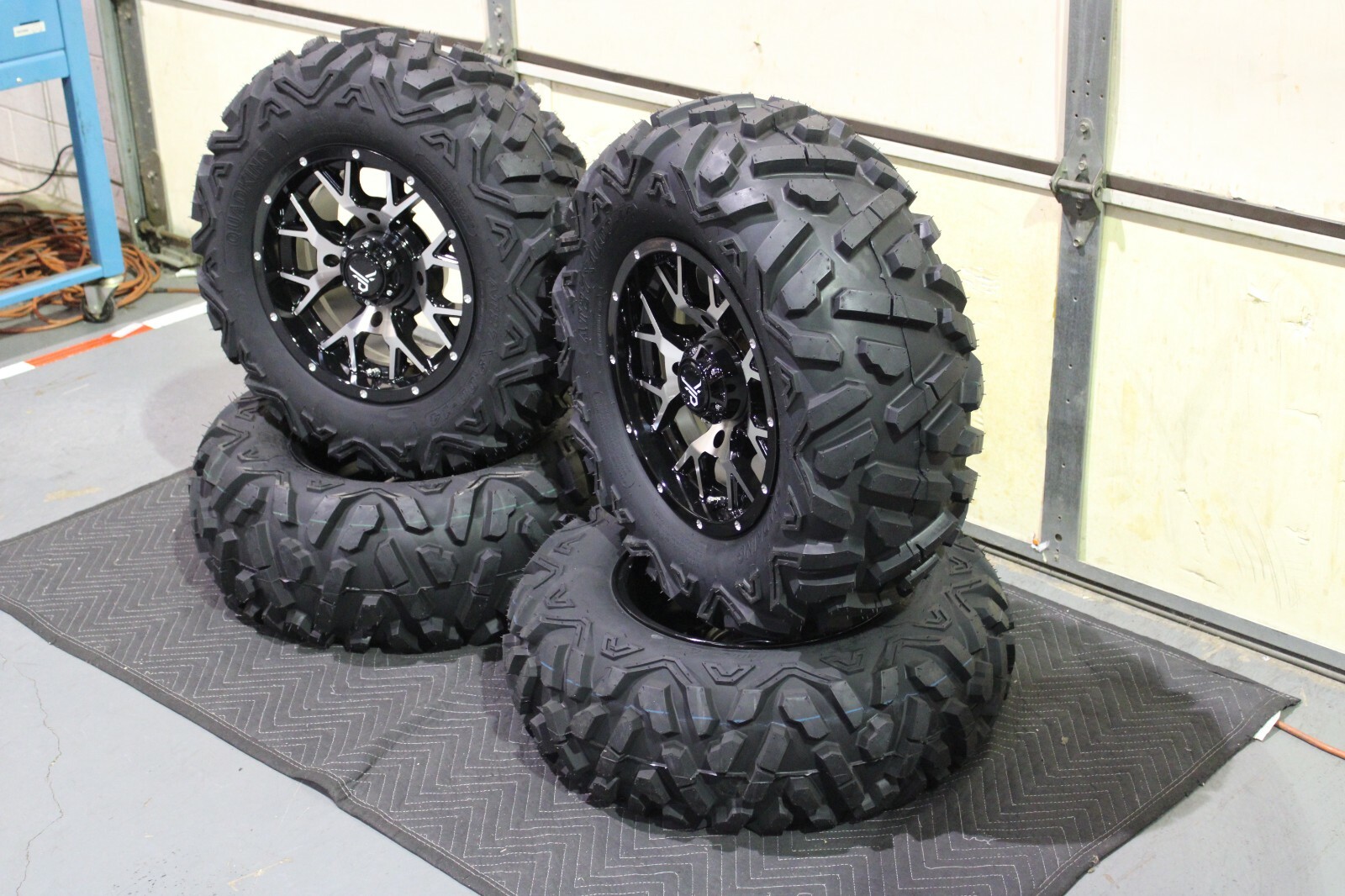 KAWASAKI MULE PRO FXT 27" QUADKING 14" BARBWIRE M/B ATV TIRE & WHEEL