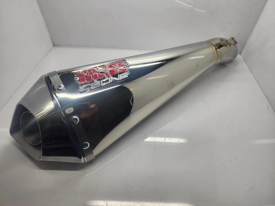09-12 Kawasaki Ninja ZX6R Vance & Hines CS1 Cónico Deslizable Acero Inoxidable ESCAPE Foto 4 de 4