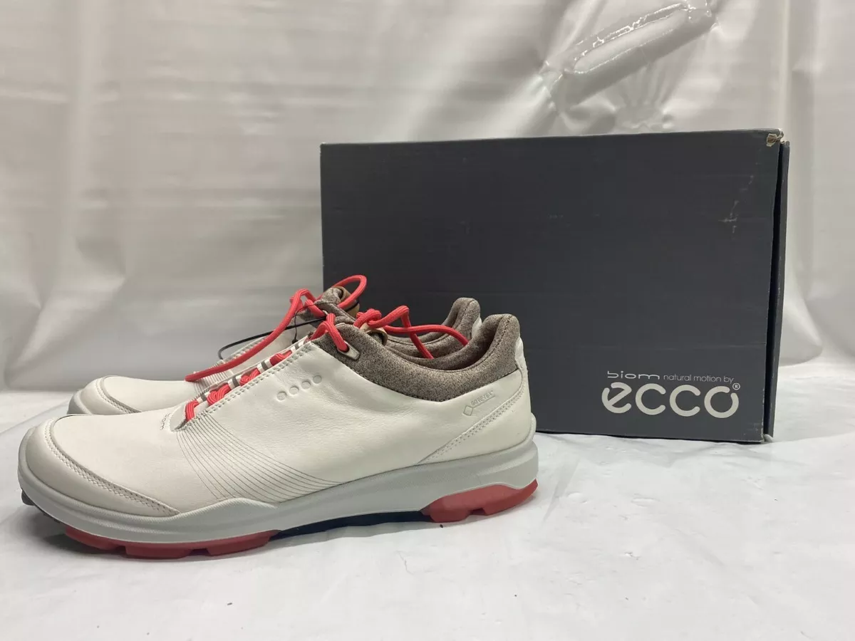 Womens ECCO Biom Hybrid 3 GTX Golf Shoes, white/teaberry, | eBay