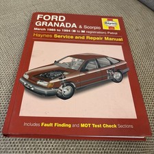 Ford Granada Scorpio Haynes Manual 1245 1985-1994 Petrol Service Repair