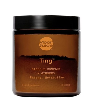 Moon Juice - Ting Mango Vitamin B Complex + Ginseng Supplement - Jar 25 Servi...