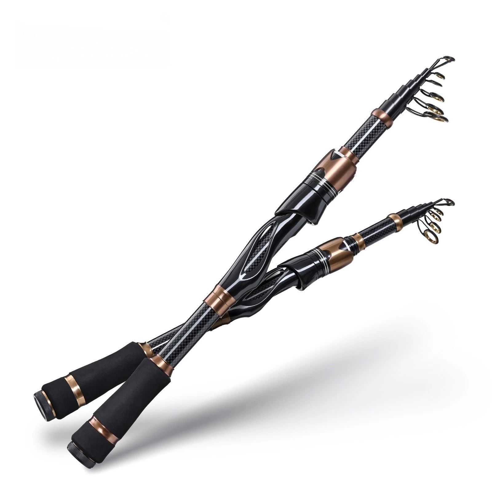 Carbon Fiber Rod Portable Fishing Rod Lightweight Design For Easy Transport