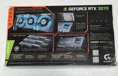 GeForce RTX3070 EAGLE OC 8G（中古） GIGABYTE GeForce RTX 3070 EAGLE OC 8GB GDDR6 LHR GPU GV