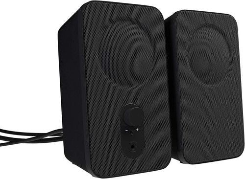 Amazon Basics Lautsprecher für Desktop oder Laptop, Netzteil (EU-Stecker), 2er S