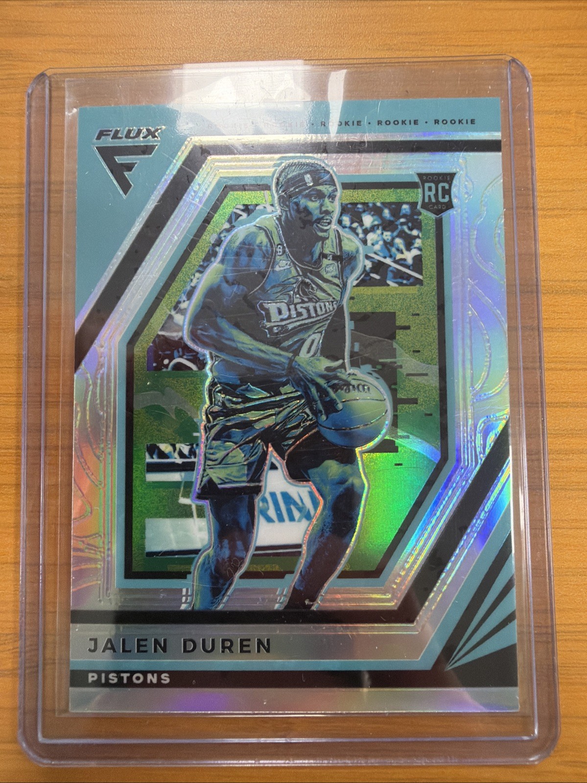 2022-23 2713E Panini Flux SILVER PRIZM Jalen Duren Rookie Detroit Pistons #226