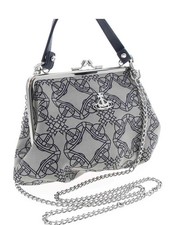 Image of Brand New Vivienne Westwood Canvas Crossbody Pouch