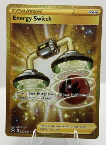 Energy Switch Secret Rare Holo Silver Tempest #212/195 Pokemon TCG English