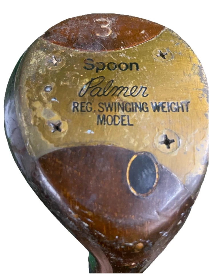 Palmer Spoon Persimmon 3 Wood Reg Swing Weight Model Men's RH Stiff Steel 42" HC - Image 2 of 4