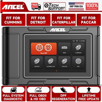 ANCEL HD3400 PRO All System Heavy Duty Truck OBD2 Scanner DPF Diesel Diagnostic