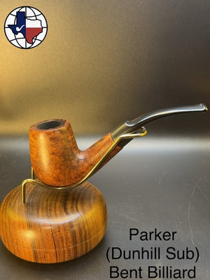 #ad #ad Vintage Parker Dunhill Sub Bent Billiard Tobacco Pipe $110.00