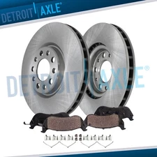 4pc Front Disc Rotors Ceramic Brake Pads for 2016 2017 2018-2023 Jeep Cherokee
