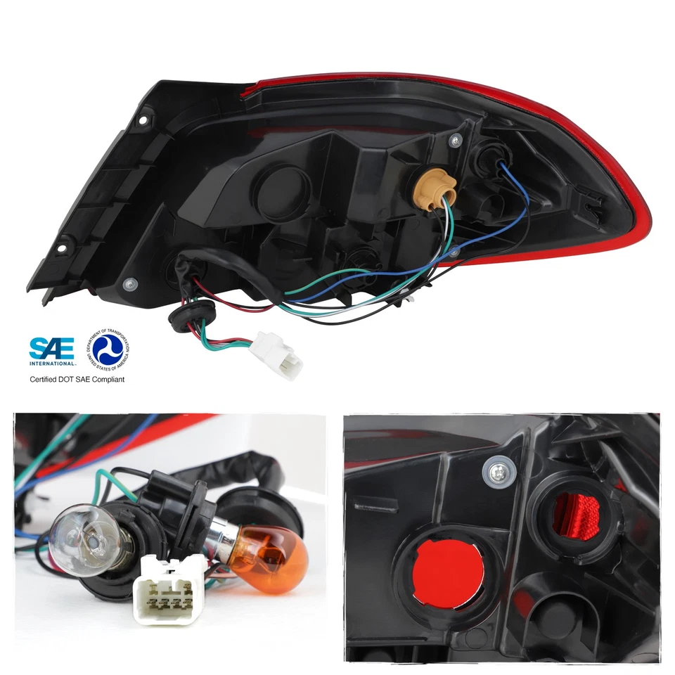 For 2017-2020 Mitsubishi Mirage Halogen Type Tail Light OE Style Left Driver - Image 2 of 4