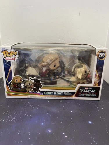 Funko Pop! Rides: Marvel - Goat Boat Thor Love and Thunder #290 W Toothgnasher
