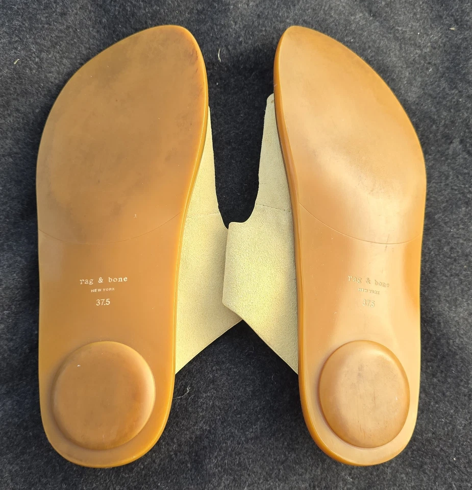 Rag & Bone Women's Avost Slide Sandals in Soleil Yellow EU37/US7 - Image 2 of 2