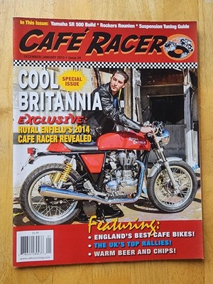 Cafe Racer Vintage Motorcycle Magazine 2013 Yamaha SR 500 Suspension Tuning
