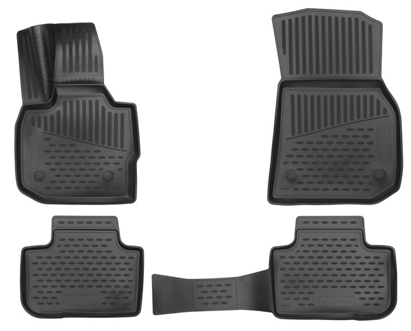 GummifußMatten FüR BMW X3 G01 Ab 2017- 3D Passform Hoher Rand Gummimatten Set-image