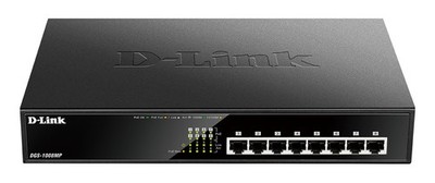 D-Link 8-Port Desktop Gigabit Poe+ Switch. Schaltertyp: Unmanaged. Basic Switchi