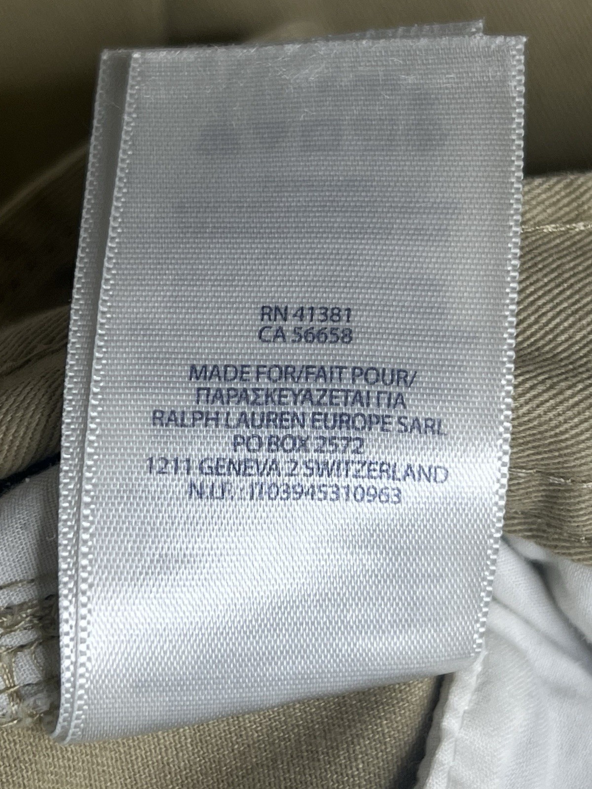 Polo Ralph Lauren Men’s / Boys Classic Chino Cargo Shorts Khaki Size 20 thumbnail 8