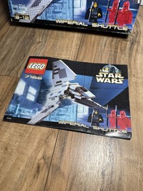 LEGO Star Wars Imperial Shuttle 7166 EMPTY BOX & MANUAL ONLY NICE!!