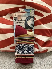 Smartwool Everyday Merino Crew Light Cushion Unisex Medium SW Fair Isle Sweater