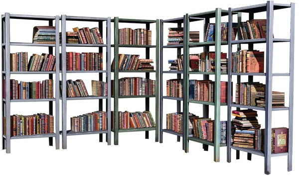 Mini Art 550035654 MiniArt 35654 1:35 Bookshelves (6) Faithful Repli (Us Import)-image