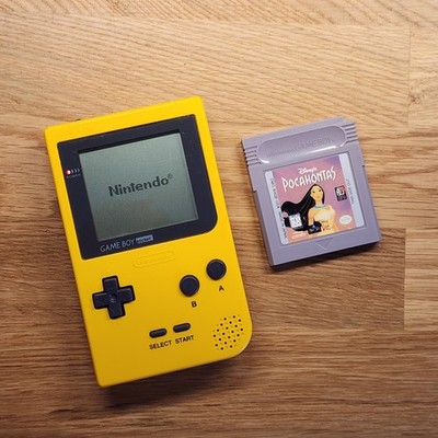 Nintendo Game Boy Pocket MGB-001 Console YELLOW 100% OEM Tested & Working Great!