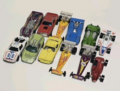 Redline Hot Wheel Lot - Formula 5000, Swingin Wing, Jet Threat, & More - AS-IS