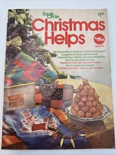 1973 Family Circle Christmas Helps Magazine  Christmas Crafts
