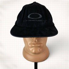 Vintage Oakley Matter Genuine Software Snapback Cap Hat Black One Size Y2K USA