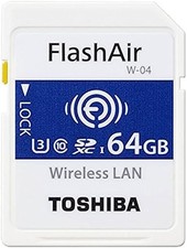 Toshiba Wireless LAN SDXC Memory Card 64GB Class10 UHS-1Flash Air SD-UWA064 64G