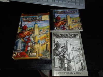 Medieval Lords: Build Defend Expand (PC, Game) COMPLETE SMALL BOX MANUAL DISC!
