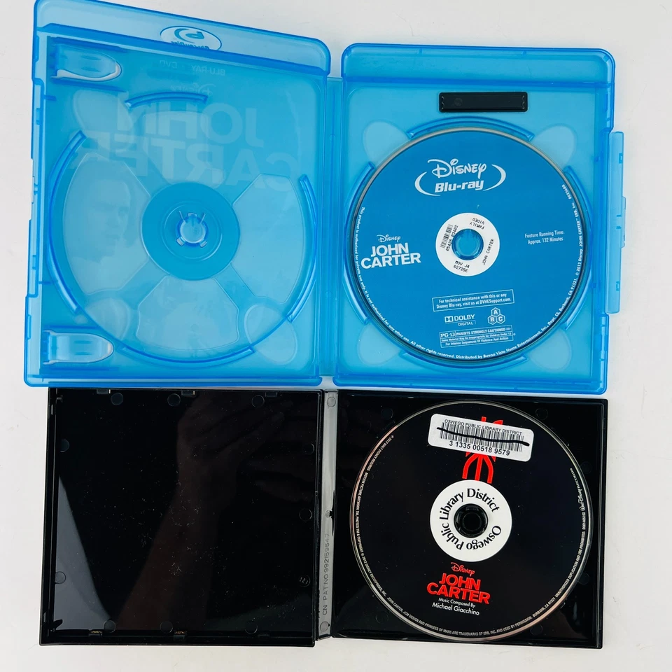 John Carter Blu-ray & Bonus Soundtrack CD Foto 2 de 3