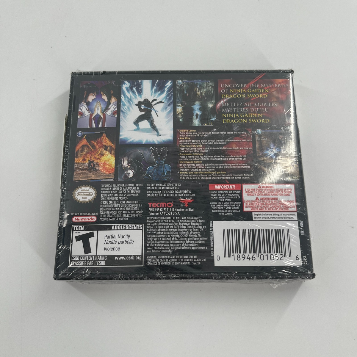 Ninja Gaiden: Dragon Sword (Nintendo DS, 2008) for sale online | eBay