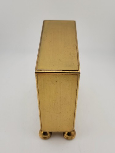Rare 1960's Swiss IMHOF Double Sided Partner's Mechanical Desk Clock. Untested. - Picture 7 of 15