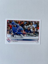 2022 Topps #97 Curtis Terry Rookie Card RC Texas Rangers. rookie card picture