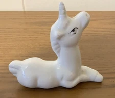 Vintage White Unicorn Figurine