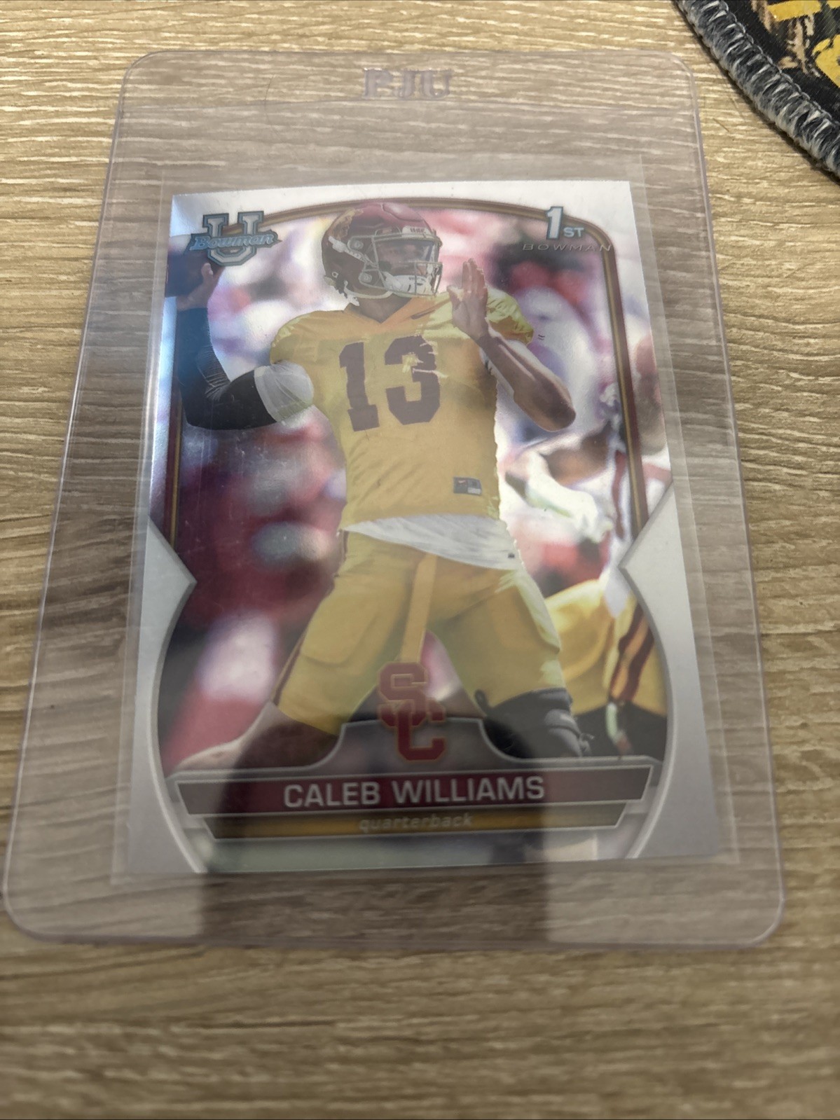 2022 Bowman University Chrome - Caleb Williams #50 Refractor (RC)