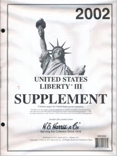 H E Harris Liberty 3 2002 Stamp Album Supplement ( HE HARRIS LIBERTY III 2002 )