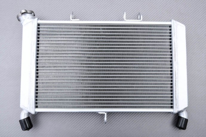 Radiateur racing en aluminium poli YAMAHA MT09 TRACER 900 haute finition