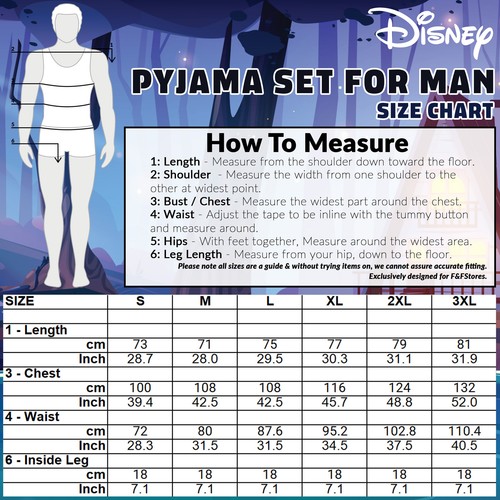 Disney Mens Grumpy Pyjama Set 2 Piece T-Shirt & Shorts Sleepwear Nightwear - Picture 6 of 6