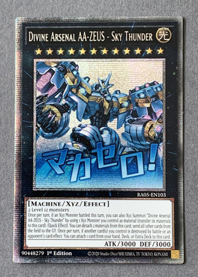 Yu-Gi-Oh! - Divine Arsenal AA-ZEUS - Sky Thunder - RA05 - Star Rare Stamped - NM