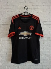 Adias Manchester United 15/16 Football Third Jersey Sz M
